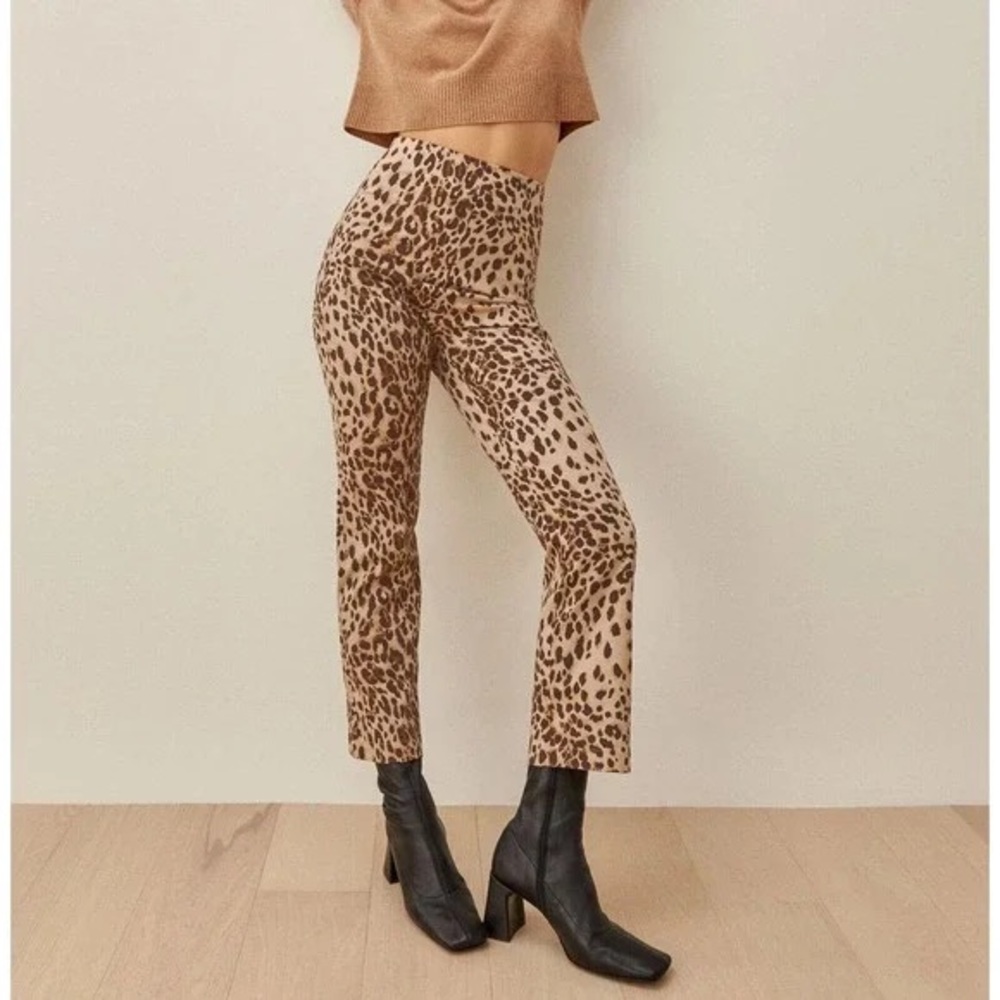 Reformation Marlon Pant - Cheetah